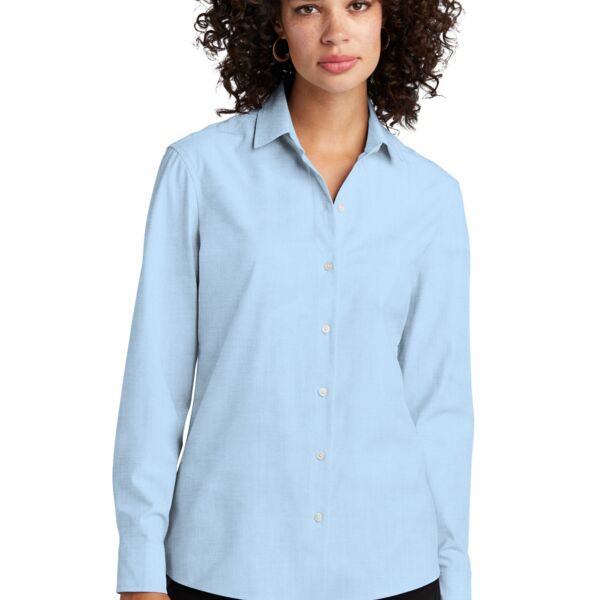 Women's Long Sleeve Stretch Woven Shirt Thumbnail