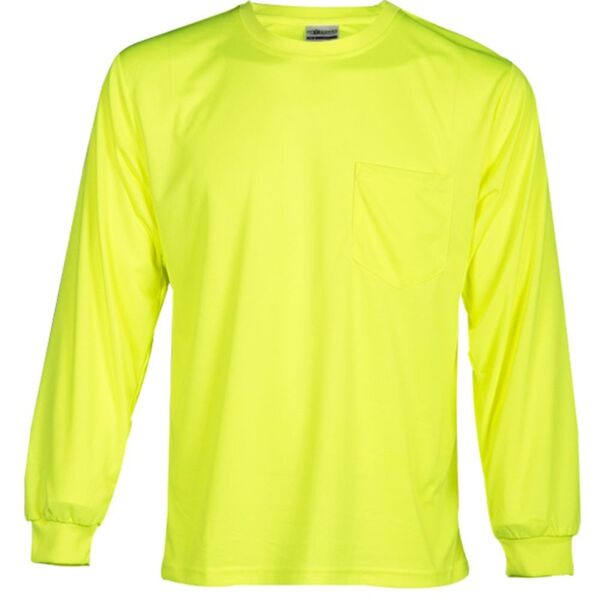 Unisex Microfiber Polyester Long Sleeve T-Shirt Thumbnail